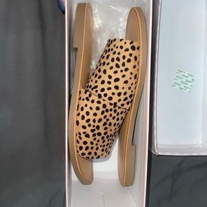 Cheetah print sandals
